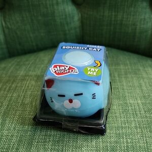 Blue Squishy Cat Toy